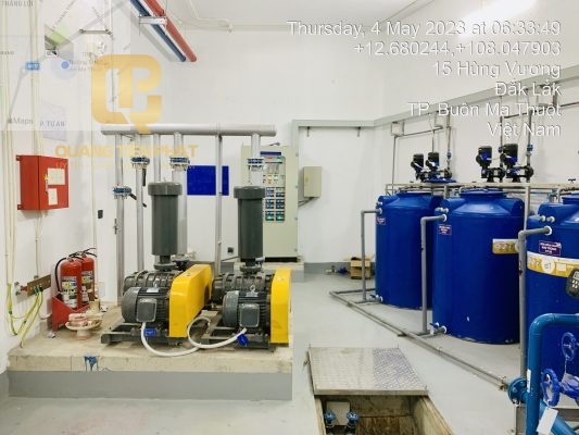 Thi công hệ thống xử lý nước thải khách sạn Sojo BMT với công nghệ MBBR, AAO, MBR – xử lý hiệu quả, đạt chuẩn QCVN 14:2008/BTNMT, tiết kiệm chi phí.